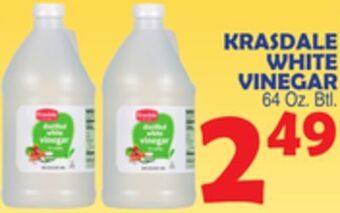 Bravo Supermarkets Krasdale white vinegar offer