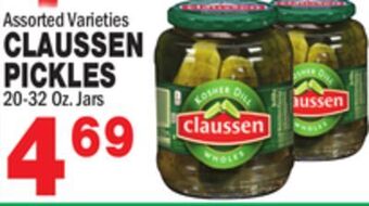 Bravo Supermarkets Claussen pickles offer
