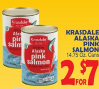 Bravo Supermarkets Krasdale alaska pink salmon offer