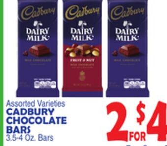 Bravo Supermarkets Cadbury chocolate bars offer