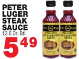 Bravo Supermarkets Peter luger steak sauce offer