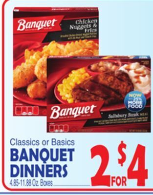 Bravo Supermarkets Banquet dinners offer