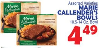 Bravo Supermarkets Marie callender's bowls offer