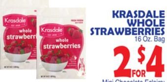Bravo Supermarkets Krasdale whole strawberries offer