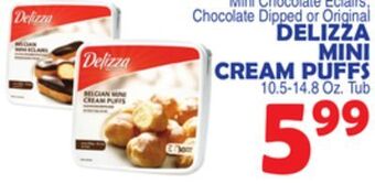 Bravo Supermarkets Delizza mini cream puffs offer