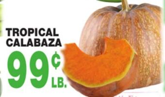 Bravo Supermarkets Tropical calabaza offer