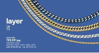 JC Penney Stainless steel offer