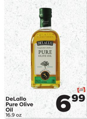 Weis Markets Delallo pure olive oil offer