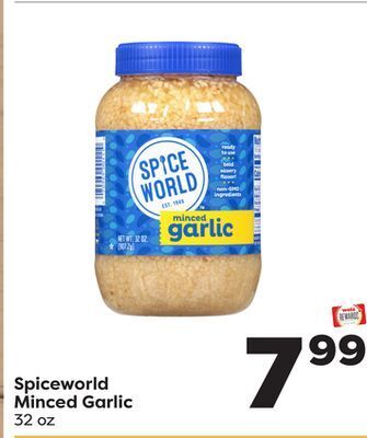 Weis Markets Spiceworld minced garlic offer