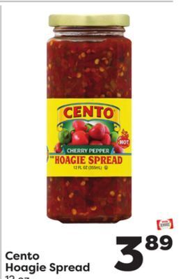 Weis Markets Cento hoagie spread offer