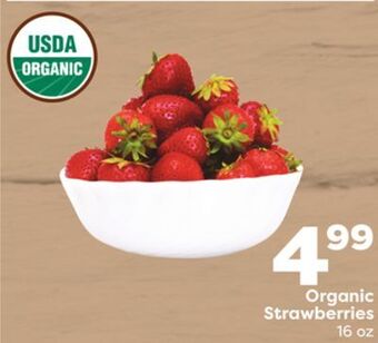 Weis Markets Organic strawberries offer