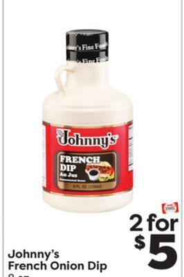 Weis Markets Johnny's french onion dip offer