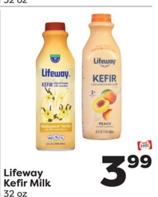 Weis Markets Lifeway kefir milk offer