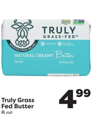 Weis Markets Truly grass fed butter offer