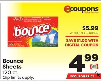 Weis Markets Bounce sheets offer