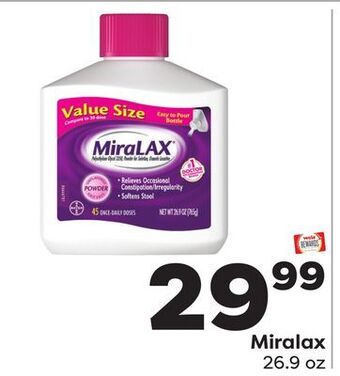 Weis Markets Miralax offer