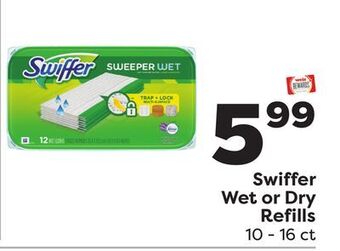 Weis Markets Swiffer wet or dry refills offer