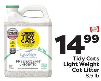 Weis Markets Tidy cats light weight cat litter offer