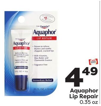 Weis Markets Aquaphor lip repair offer