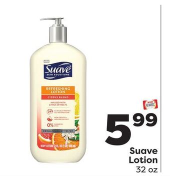 Weis Markets Suave lotion offer