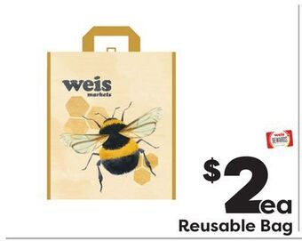 Weis Markets Reusable bag offer
