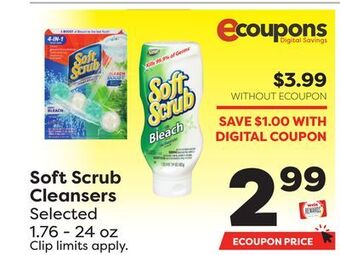 Weis Markets Soft scrub cleansers offer