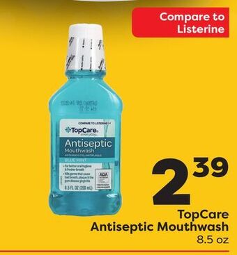 Weis Markets Topcare antiseptic mouthwash offer