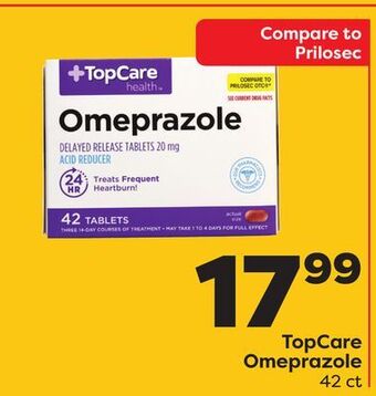 Weis Markets Topcare omeprazole offer
