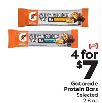 Weis Markets Gatorade protein bars offer