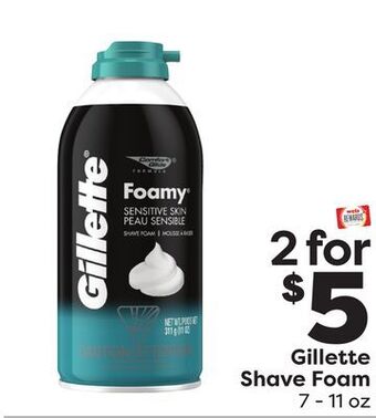 Weis Markets Gillette shave foam offer