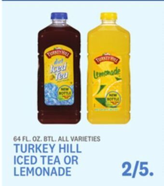 Kings Food Markets Turkey hill iced tea or lemonade offer