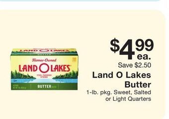Fairway Store Market Land o lakes butter offer