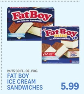 Kings Food Markets Fat boy ice cream sandwiches offer