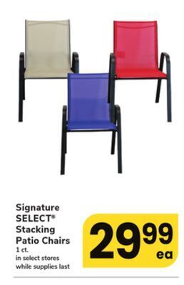 ACME Signature select® stacking patio chairs offer