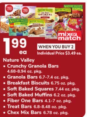 ACME Nature valley offer