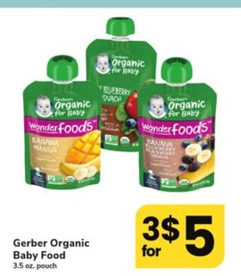 ACME Gerber organic baby food offer