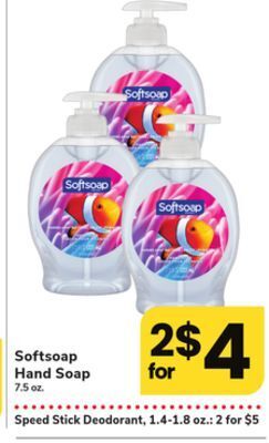 ACME Softsoap hand soap offer