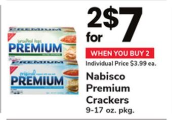 ACME Nabisco premium crackers offer