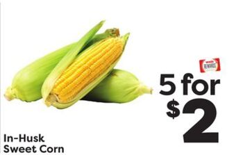 Weis Markets In-husk sweet corn offer