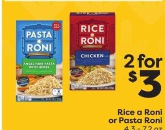 Weis Markets Rice a roni or pasta roni offer