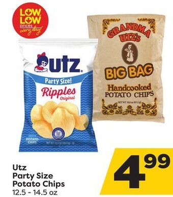 Weis Markets Utz party size potato chips offer
