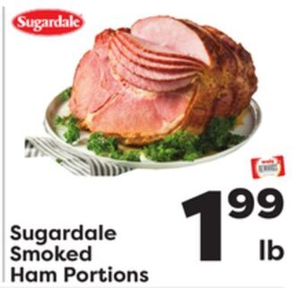 Weis Markets Sugardale smoked ham portions offer