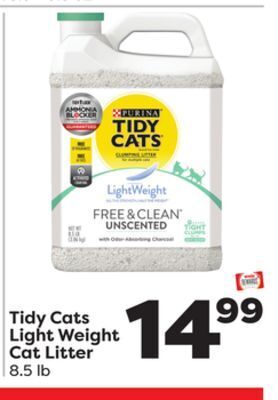 Weis Markets Purina tidy cats light weight cat litter offer