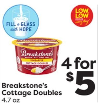 Weis Markets Breakstone's cottage doubles offer