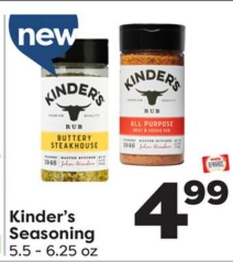 Weis Markets Kinder's seasoning offer