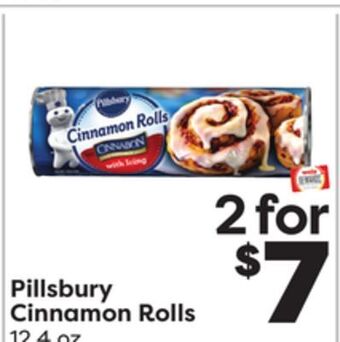 Weis Markets Pillsbury cinnamon rolls offer
