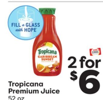 Weis Markets Tropicana premium juice offer