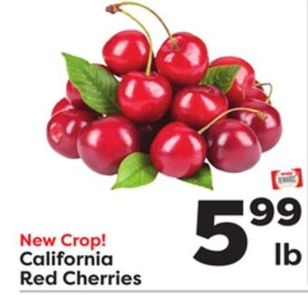 Weis Markets California red cherries offer