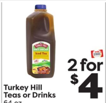 Weis Markets Turkey hill teas or drinks offer