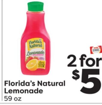 Weis Markets Florida's natural lemonade offer